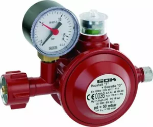 Herdanschluss-Set Propangas 50 mbar Anschluss Gas-Herd inkl. 2m Gasschlauch - Bild 1 von 2