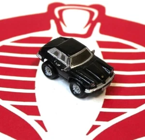 Micro Machines Vehicle Jaguar XJS Black Car Red Brown Taillights Galoob 1987 - Picture 1 of 1