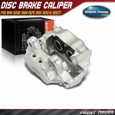 Pinza de freno delantera del lado del conductor para BMW 2002 1968-1976 1600 1600-2 1600ti 2000ti Foto 1 de 4