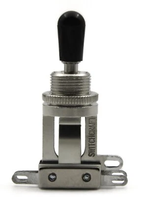 1x Switchcraft Short 3-Way Toggle With Black Switchcraft Tip - Image 1 of 4