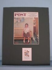 Rockwell's The Girl with a Black Eye & Rockwell stamp