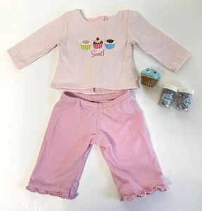 Lotto spruzzi camicia DOLCE CUPCAKE BAMBOLA RAGAZZA AMERICANA - Foto 1 di 5