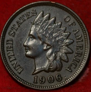 1906 Philadelphia Mint Indian Head Cent - Picture 1 of 2