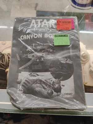 NOS Canyon Bomber atari 2600 video game cartridge  computer system - Image 1 of 4