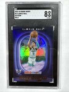Lamelo Ball SCG 8 2023-24 Hoops #14 LaMelo Ball Skyview Holo Charlotte Hornets - Bild 1 von 2