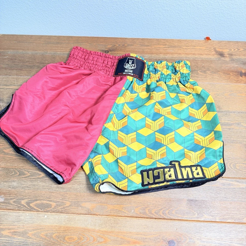 Grizz Thai Boxing Shorts Multi Color Sz 2XL - Image 1 of 4