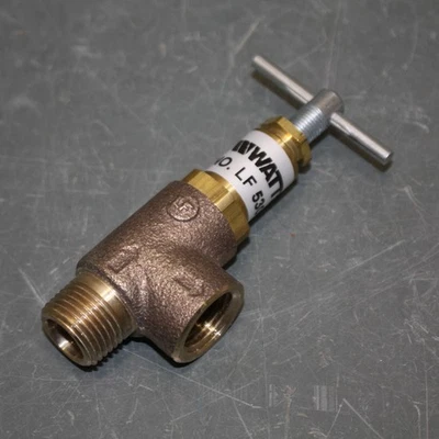 Watts Adjustable Relief Valve LF5300A, 1/2" NPT, Brass, 10 to 250 psi, Poppet - Image 1 of 4