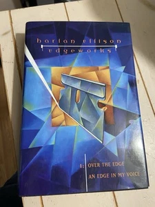 Edgeworks 1 : Over The Edge /An Edge In My Voice Hardcover SIGNED Harlan Ellison - Picture 1 of 9