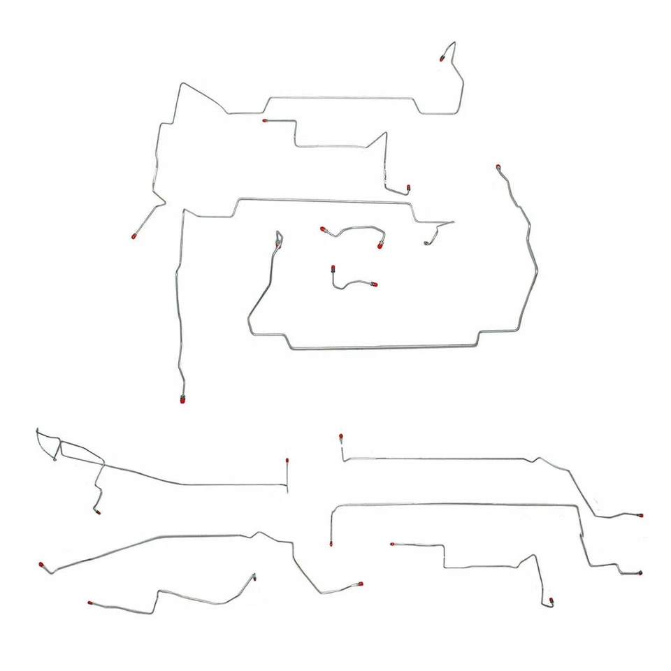 Kit de línea de freno completo para Ford Mustang GT 99-04 4.6 control de tracción-CBK0135SS Foto 1 de 1