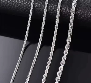 Dame Halskette 925 Silber 2–4mm 40–75 cm Panzerkette Kette Silberkette Schmuck❤️ - Bild 1 von 6