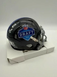 Ennis Rakestraw Jr. Autographed Detroit Lions 2024 Draft Mini Football Helmet Be - Picture 1 of 3