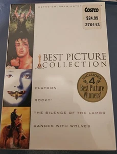 BEST PICTURE COLLECTION - Platoon, Rocky, Silence Of, Dances With DVD, 2007 NEW - Picture 1 of 3