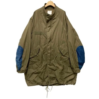 PARKA VISVIM 121105013015 SEIS-FIVE COLA DE PESCADO Mod Abrigo Oliva 4 Genuino / 50286 Foto 1 de 4