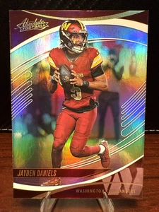 Jayden Daniels FOTL Mirror Card-2025 Panini Absolute #44 Commanders NFL - Picture 1 of 3