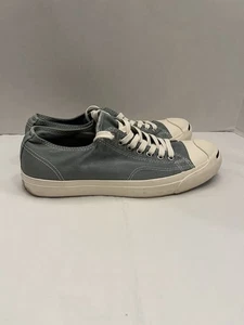 VTG J.Crew X Converse Jack Purcell Low Top Chino Sneakers Grey Men’s Size 10 - Picture 1 of 9