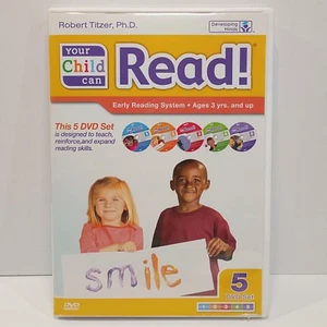 Your Child Can Read! Youth Early Reading System 5 DVD Set Ages 3+ Educational - Foto 1 di 5