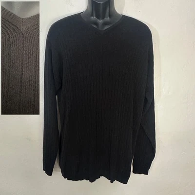 Halogen V Neck Sweater Medium Gently worn 100% cotton 22" armpit to armpit - Image 1 of 4