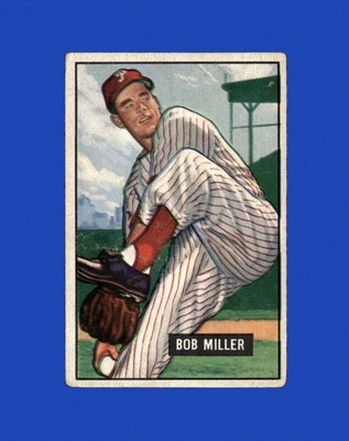 1951 Bowman Set-Break #220 Bob Miller VG-VGEX *GMCARDS* - Image 1 of 2