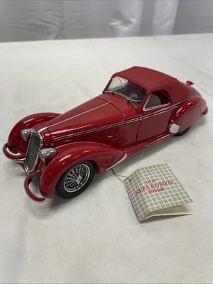 Alfa Romeo 2900B 1937, rojo - 1:24 Franklin fundido a presión sin caja Foto 1 de 4