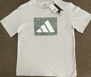 Neu mit Etikett Damen Kurzarm Adidas Grafik T-Shirt Größe S - Bild 1 von 3