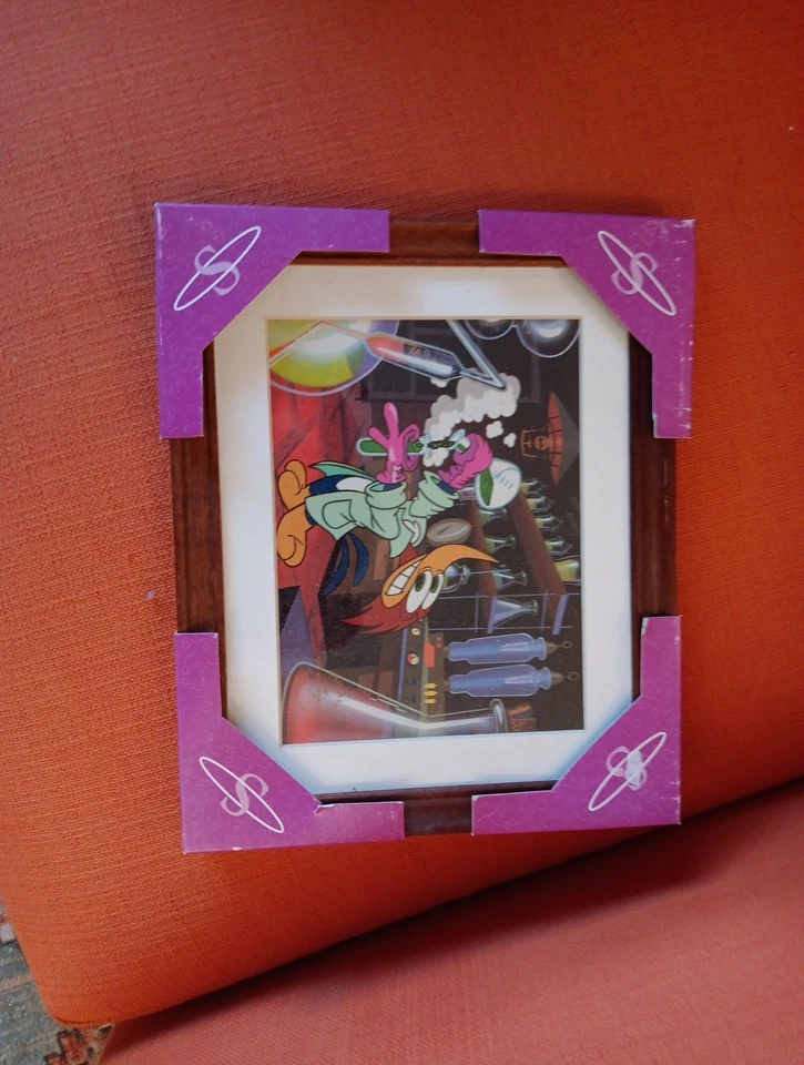 Woody Woodpecker Framed Super Cel Art "The Mad Scientist" - Image 1 of 3