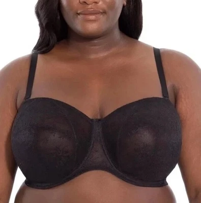 Goddess Verity GD700213BLK Underwired Full Coverage Bra Black New Size US 42H - Image 1 of 4