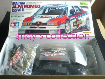 TAMIYA 58189 VINTAGE 1/10 scale RC Martini ALFA 155 V6 TI New In Box Very RARE - Image 1 of 2