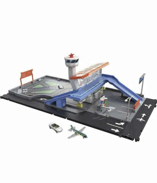 Matchbox 1:64 Action Drivers Airport Adventure ‘16 Camaro Private Jet Fire Vehicle