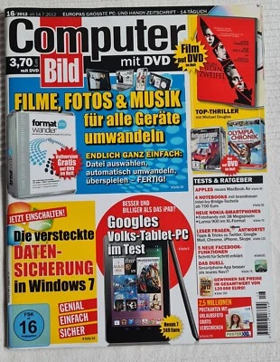 COMPUTER BILD mit DVD   Heft Nr. 16-2012 Top Zustand Mit Rettungswagen Simulator - Bild 1 von 4