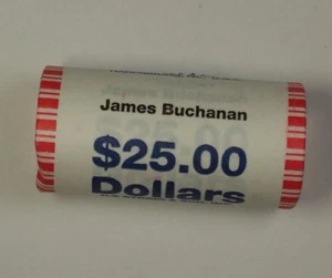 2010 James Buchanan Presidential Dollar Rolle Stempelglanz 25 1 $ Münzen * Münzzeichen unbekannt* - Bild 1 von 1