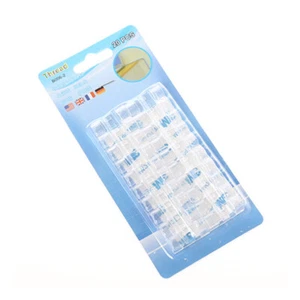 20pcs Cable Cord Clips Self-Adhesive Wire Clamp Table Wall Tidy Holder Organize} - Picture 1 of 13