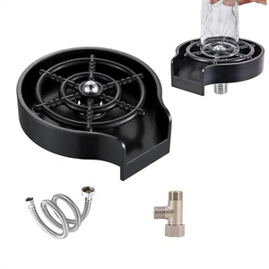 Kitchen Sink Glass Rinser Cup Matte Black Washer for Sink Baby Bottle Washer Gla - Picture 1 of 5