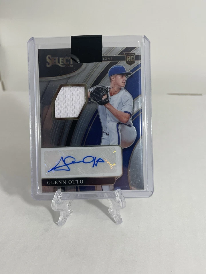2022 Select Baseball Glenn Otto Rookie Patch Auto /199 #RJA-GO Texas Rangers - Image 1 of 2