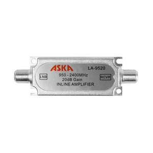 Aska LA-9520 Wide Band Satellite 950-2300 MHz 20dB Gain In-Line Amplifier - Picture 1 of 1