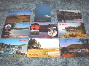 Lote de 9 postales de Maine, Rockland faro playas ciudades etc ME - postal - Imagen 1 de 11