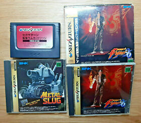 SNK Metal slug King Of Fighters 96 expansion cartridge SEGA Saturn Japan NTSC-J