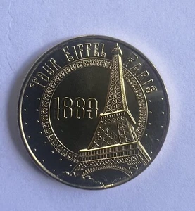 Münze Frankreich vergoldet - Bild 1 von 2