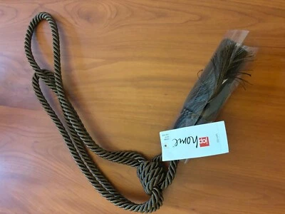 NUEVO JCP Borla Única para Cortinas en Color Marrón y Rayas Foto 1 de 2