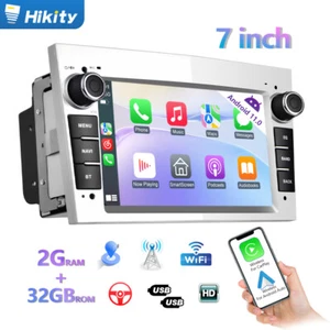 7" Car Carplay Stereo Radio GPS Sat Nav DAB BT For Opel Astra Corsa C/D Vectra - Picture 1 of 21