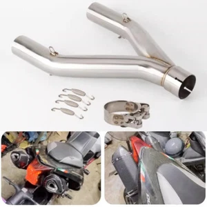 For Aprilia Dorsoduro 750 SMV750 2008-2016 Motorcycle Exhaust Mid Link Pipe - Foto 1 di 6