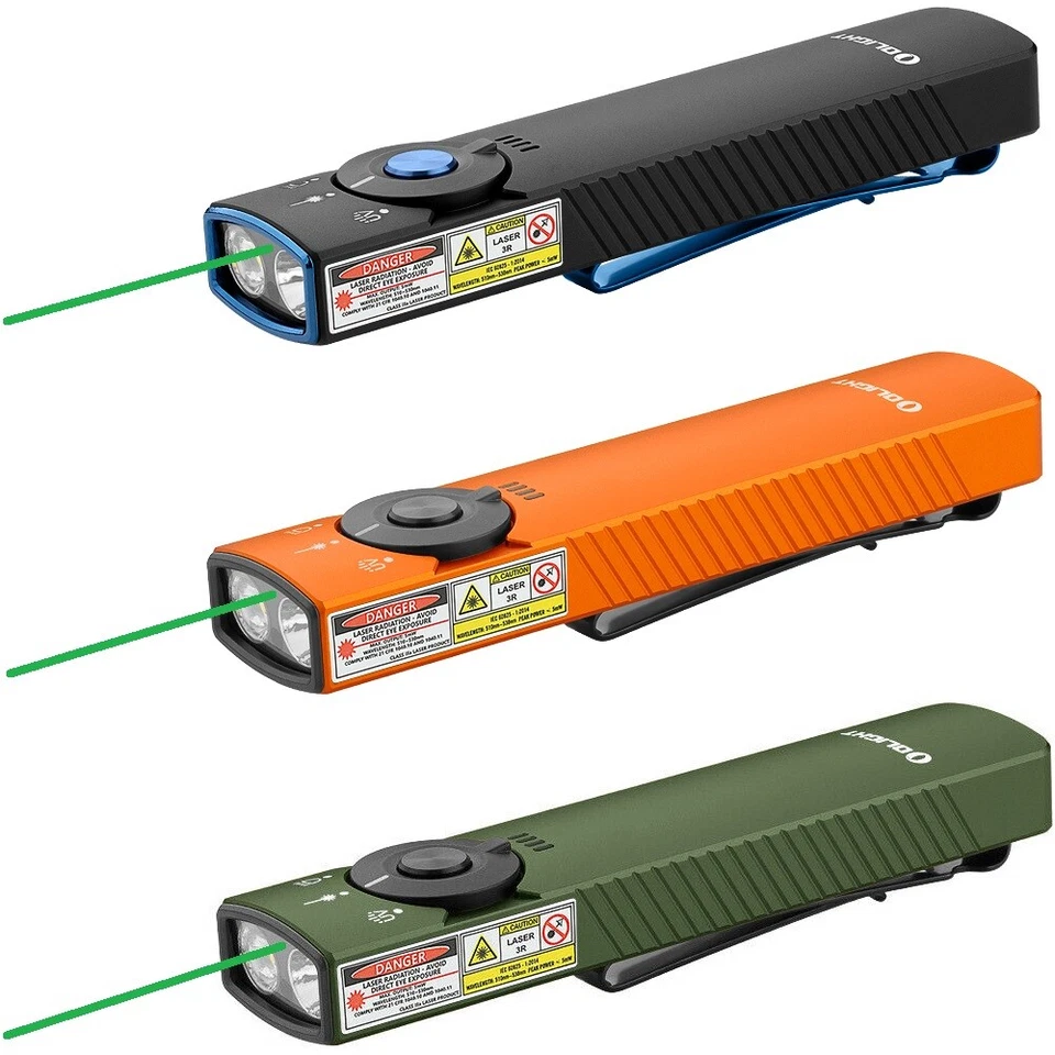Linterna recargable LED Olight Arkfeld Pro 3R CW con luz UV y láser verde Foto 1 de 1