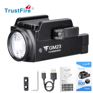 Luz de pistola TrustFire GM23 riel de armas táctico 800LM linterna LED antorcha - Imagen 1 de 11