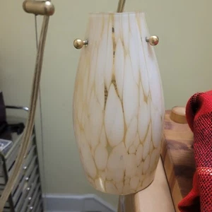 Vintage Murano Stil meliertes Glas Pendelleuchten (2) fest verdrahtet - Bild 1 von 5