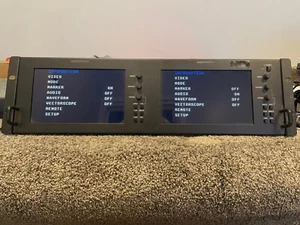 Ikegami HLM-7002WR 7" Dual LCD Monitor - Picture 1 of 2