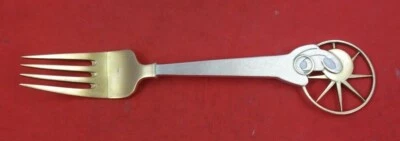 Christmas by A. Michelsen Sterling Silver Regular Fork 1942 lb Lunding Madonna - Image 1 of 2
