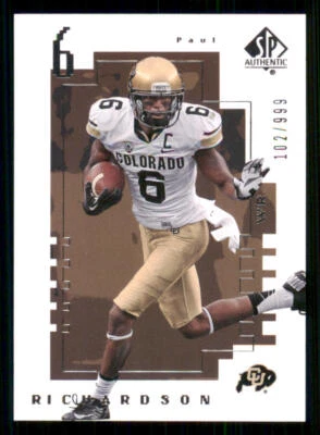 2014 SP Authentic Future Watch #FW34 Paul Richardson /999 - Image 1 of 2