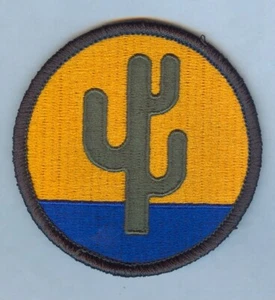103d Infantry Division - FULL COLOR (AG GREEN MERROW EDGE BORDER) VAR .... MINT! - Picture 1 of 1