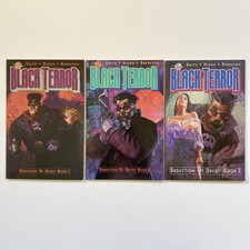 BLACK TERROR THE SEDUCTION OF DECEIT #1 2 3 1990 Eclipse Comics VF-NM
