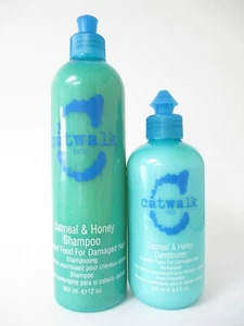 Tigi Catwalk Shampoo 12 Oz & Conditioner 8.5 Oz Oatmeal and Honey DUO - Picture 1 of 3