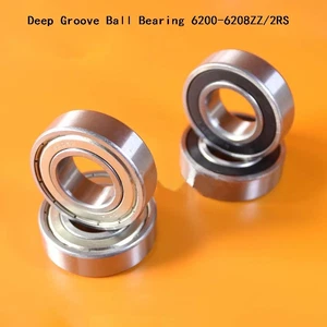 Deep Groove Ball Bearings 6200 6201 6202 6203 6204 6205 6206 6207 6208ZZ/2RS - Picture 1 of 6